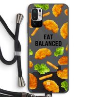 Eat Balanced: Xiaomi Redmi Note 10 5G Transparant Hoesje met koord