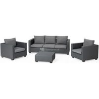 Salta loungeset 3 zits antraciet