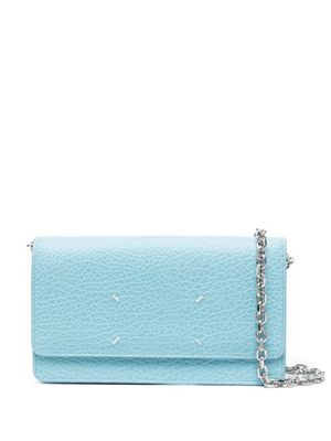 Maison Margiela sac porté épaule en cuir - Bleu