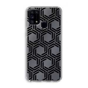 Geometrisch patroon: Samsung Galaxy M31 Transparant Hoesje