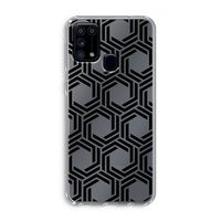 Geometrisch patroon: Samsung Galaxy M31 Transparant Hoesje
