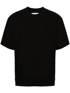 sacai t-shirt en coton à épaules tombantes - Noir