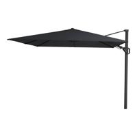 Platinum Challenger rechthoek parasol T2 Premium - 3x3 m. - Jet Black - thumbnail