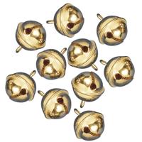 Rayher hobby metalen bellen/belletjes - 20x - goud - 19 mm - knutselen