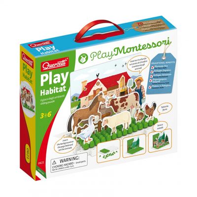 Quercetti speelfigurenset Play Habitat junior karton 152 delig
