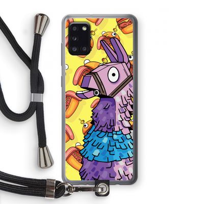 Loot Burger: Samsung Galaxy A31 Transparant Hoesje met koord