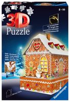 Ravensburger puzzel 216 stukjes 3D gingerbread house - night edition