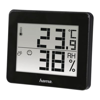 Hama Thermo-/hygrometer TH-130 Zwart