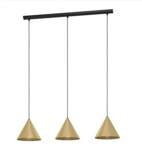 EGLO Narices hangende plafondverlichting Flexibele montage E27 40 W Zwart, Goud