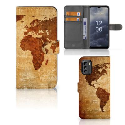 Nokia G60 | Flip Cover | Wereldkaart