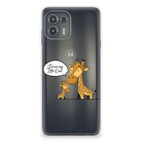 Motorola Edge 20 Lite Telefoonhoesje met Naam Giraffe - thumbnail