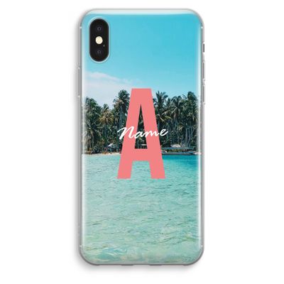 Pacific Dream: iPhone XS Max Transparant Hoesje