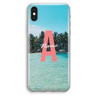 Pacific Dream: iPhone XS Max Transparant Hoesje