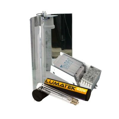 Lumatek ELT + Spiegelkap + Lumatek Dual Spectrum 400 Watt