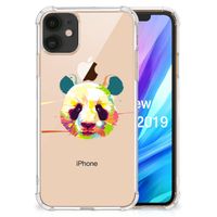 Apple iPhone 11 Stevig Bumper Hoesje Panda Color