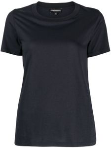 Emporio Armani t-shirt en coton à encolure ronde - Bleu
