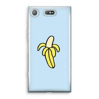 Banana: Sony Xperia XZ1 Compact Transparant Hoesje Banana: Sony Xperia XZ1 Compact Transparant Hoesje