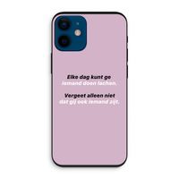 gij zijt ook iemand: iPhone 12 mini Biologisch afbreekbaar hoesje