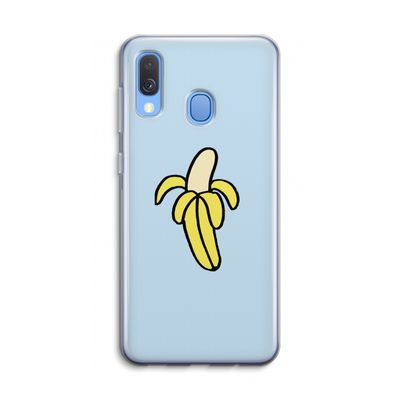 Banana: Samsung Galaxy A40 Transparant Hoesje