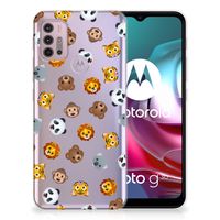 TPU bumper voor Motorola Moto G30 | G10 Dieren Emojis - thumbnail