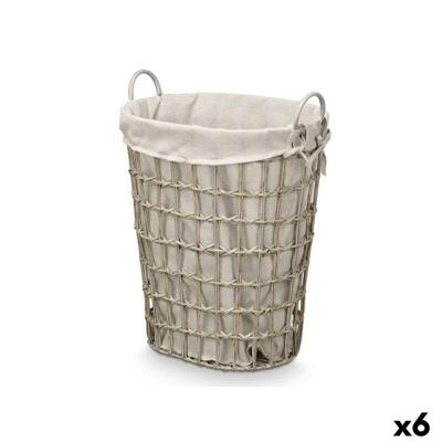 Mand Kipit HX30553 HX30553 Grijs Polyester Stof Polypropyleen Ijzer Plastic 50 % katoen (6 Stuks)