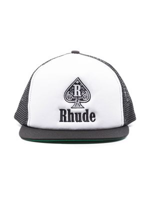 RHUDE casquette Spade à broderies - Noir