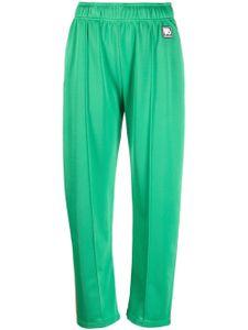 Wales Bonner pantalon de jogging à patch logo - Vert