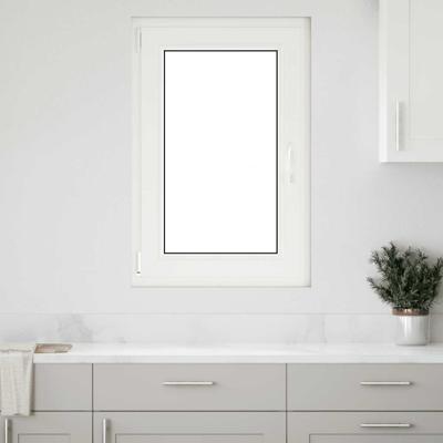 Kelderraam "RISOR" 60x100 cm draai-kiep DIN links wit