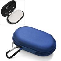 Voor B&O BeoPlay P2 draagbare Bluetooth Speaker beschermende tas met karabijnhaak (blauw)