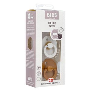 Bibs 1 Fopspeen Duo Haze/caramel 2