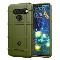 Volledige dekking Schokbestendig TPU-hoesje voor LG V50 ThinQ (Army Green)