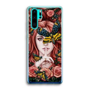 Lady Moth: Huawei P30 Pro Transparant Hoesje