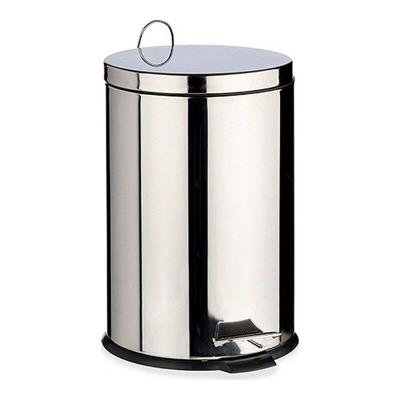 Afvalemmer Berilo Zilverkleurig Roestvrij staal Staal Plastic 20 L