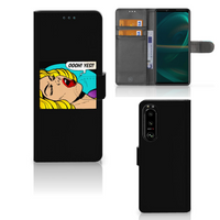 Sony Xperia 5III Wallet Case met Pasjes Popart Oh Yes - thumbnail