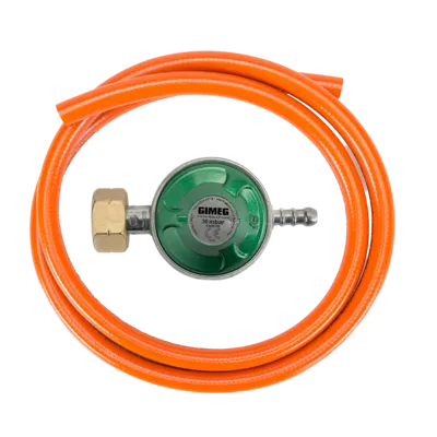 Gimeg Gasdrukregelaarset 30Mbar 1,5 Meter