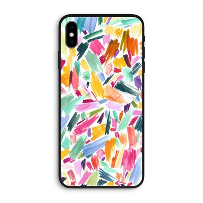 Watercolor Brushstrokes: iPhone XS Max Biologisch afbreekbaar hoesje