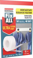 Soudal Fix All Dubbelzijdig Montagetape Ultra Strong 1,5M Rol