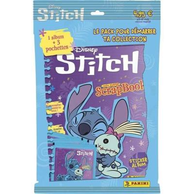 Album + 3 hoezen - PANINI - STITCH 2 - MY SUPER SCRAPBOOK - 15 stickers