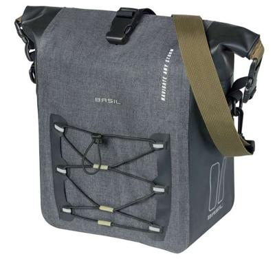 Enkele tas Basil Navigator Storm M MIK 12-15L 14 x 25 x 36 cm - zwart Enkele tas Basil Navigator Storm M MIK 12-15L 14 x 25 x 36 cm - zwart