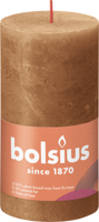Rustiek stompkaars 130/68 Spice Brown - Bolsius