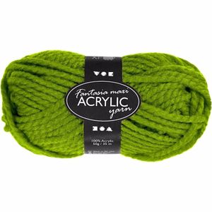 Groene maxi acryl wol/garen 35 meter   -