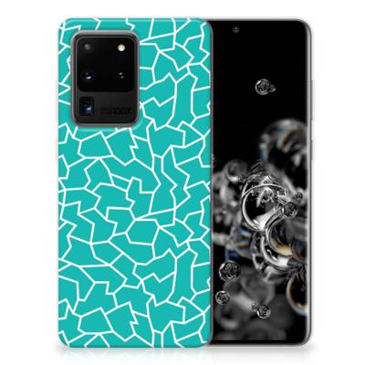 Samsung Galaxy S20 Ultra | Hoesje maken | Cracks Blue