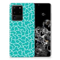 Samsung Galaxy S20 Ultra | Hoesje maken | Cracks Blue