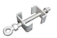 Waelbers Verstelbare oogbout 19 mm met beugels thermisch verzinkt