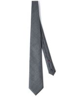 Brunello Cucinelli cravate en laine vierge - Gris