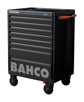 Bahco Gereedschapswagen &apos;Premium&apos; E77 26" met 8 lades zwart | 693 mm x 510 mm x 965 mm - 1477K8BLACK