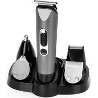 Draadloze Grijze Tondeuse met 12 Hulpstukken - Langdurige Prestaties