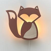 Wandlamp Vos | Verslingerd aan Hout