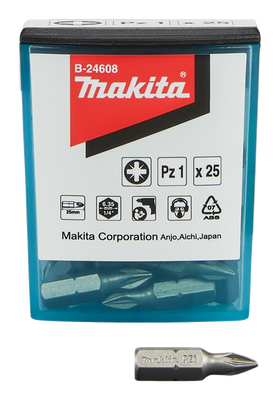 Makita Accessoires Schroefbit PZ1x25mm - B-24608 - B-24608