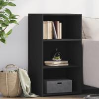 Dressoir 50x41x93 cm bewerkt hout zwart - thumbnail